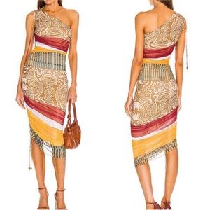Alexis Multicolor One Shoulder Dress